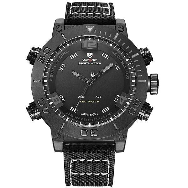 Relógio Masculino Weide AnaDigi WH-6103 - Preto