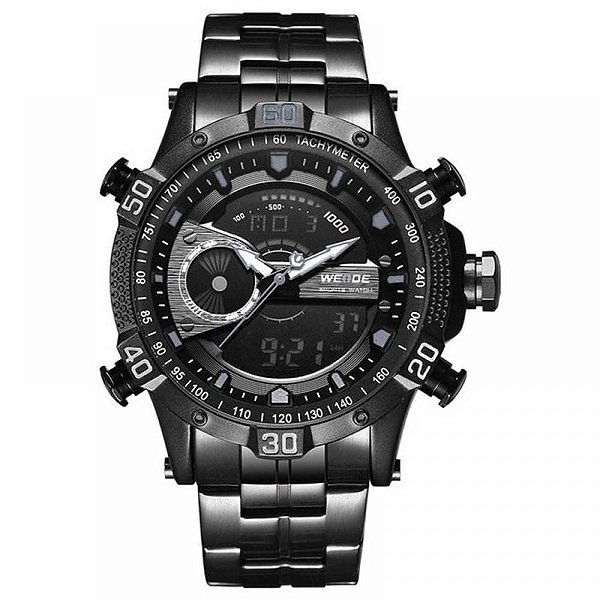 Relógio Masculino Weide AnaDigi WH-6902 - Preto