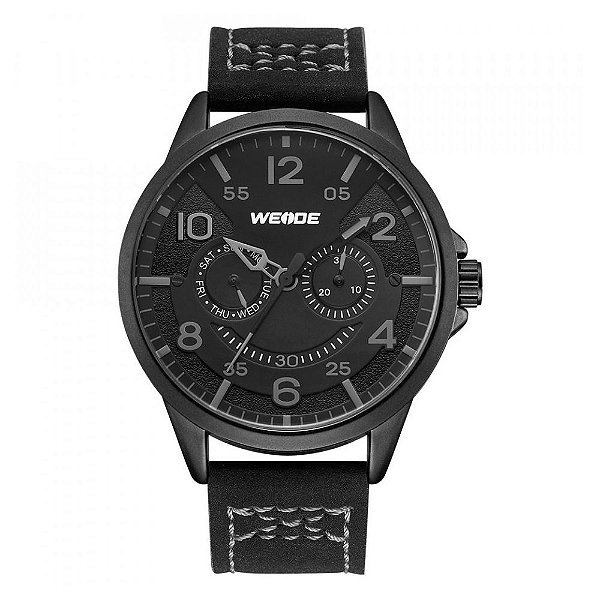 Relógio Masculino Weide Analógico WD008 - Preto e Cinza