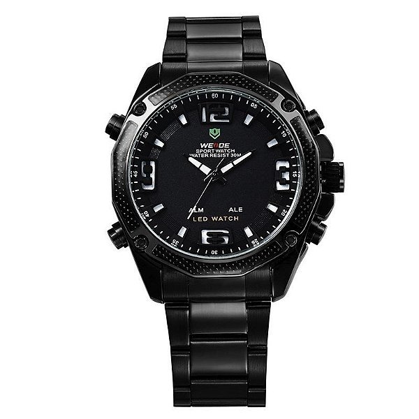 Relógio Masculino Weide AnaDigi WH-2306 - Preto