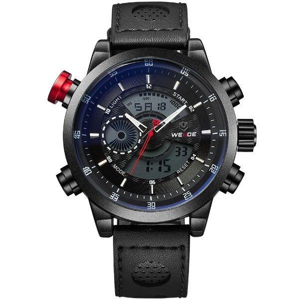 Relógio Masculino Weide AnaDigi WH-3401-C - Preto