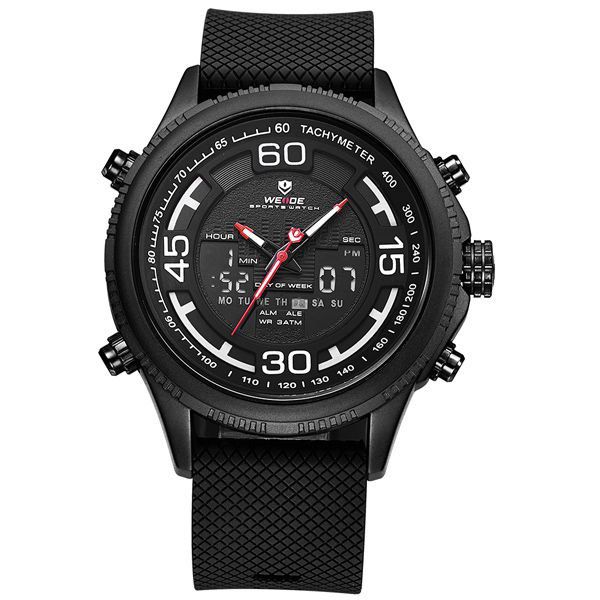 Relógio Masculino Weide AnaDigi WH-6306 - Preto