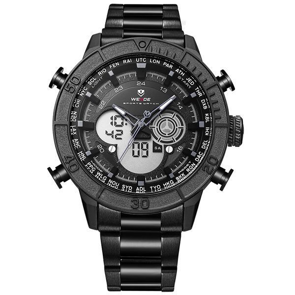 Relógio Masculino Weide AnaDigi WH-6308 - Preto