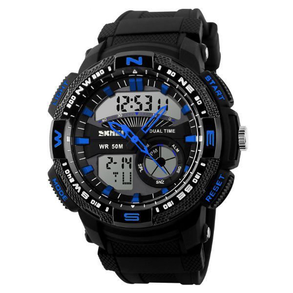 Relógio Masculino Skmei AnaDigi 1109 - Preto e Azul