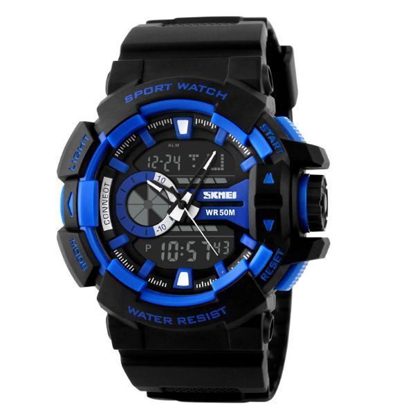 Relógio Masculino Skmei AnaDigi 1117 - Preto e Azul