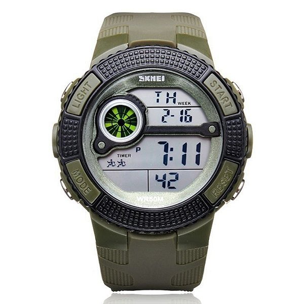 Relógio Masculino Skmei Digital 1027 - Verde