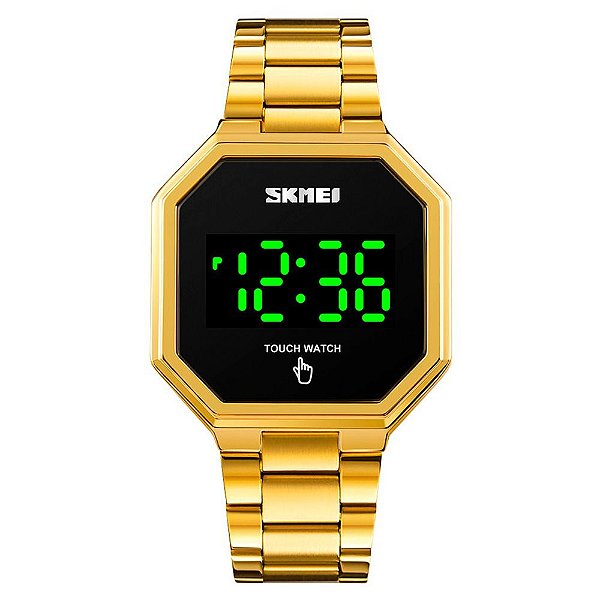 Relógio Unissex Skmei Digital 1696 Dourado