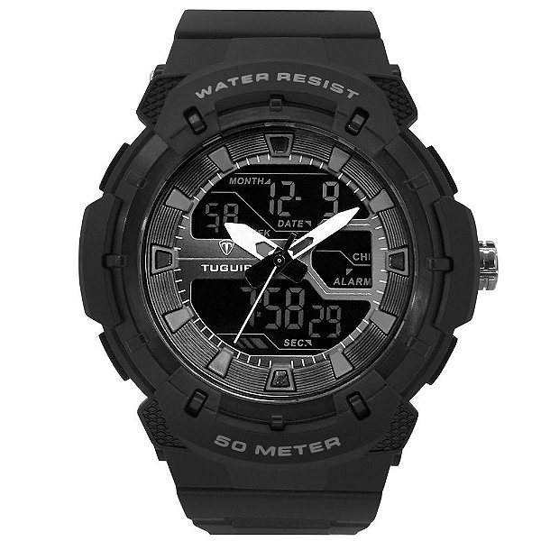 Relógio Masculino Tuguir AnaDigi TG3J8008 Preto