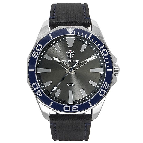 Relógio Masculino Tuguir Analógico TG173 Preto e Azul