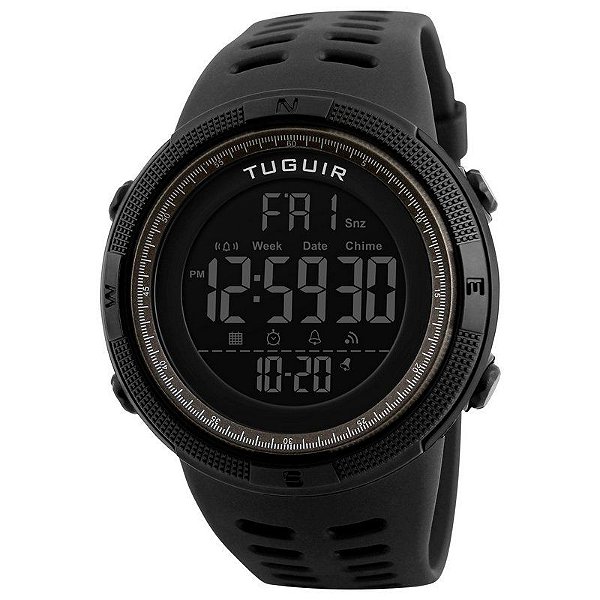 Relógio Masculino Tuguir Digital TG1251 - Preto
