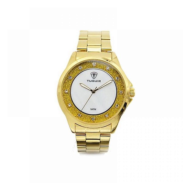 Relógio Feminino Tuguir Analógico 5025 Dourado