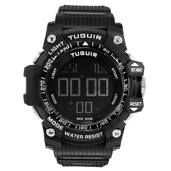 Relógio Masculino Tuguir Digital TG290 Preto