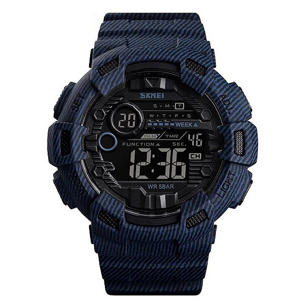 Relógio Masculino Skmei Digital 1472 - Azul e Preto