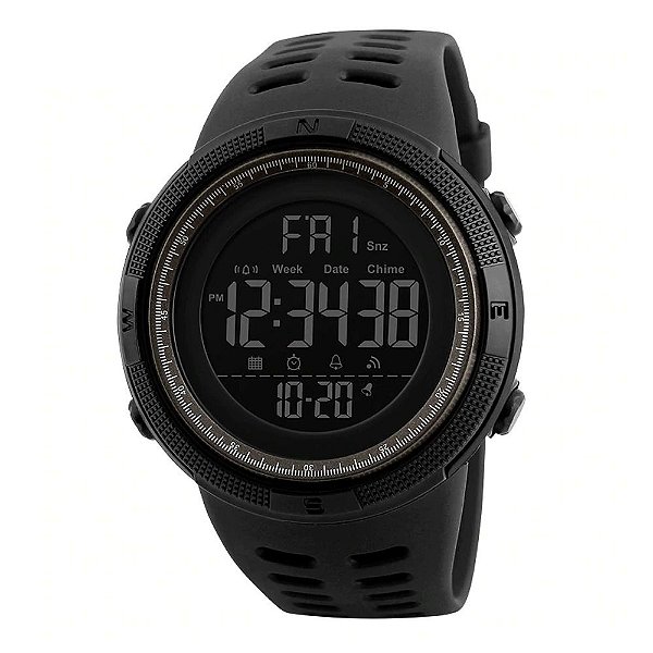 Relógio Masculino Skmei Digital 1251 - Preto e Marrom