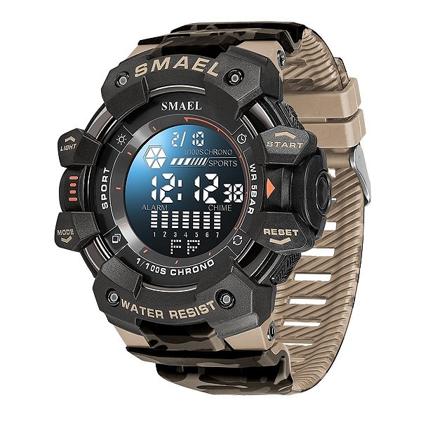Relógio Masculino Smael Digital 8050 Camuflado