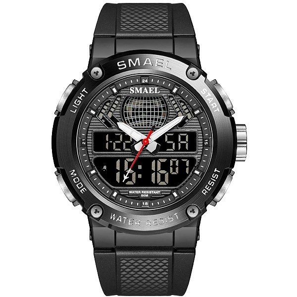 Relógio Masculino Smael AnaDigi 8032 Preto