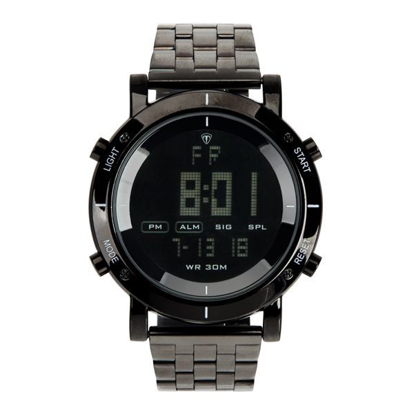 Relógio Masculino Tuguir Metal Digital TG6017 Preto