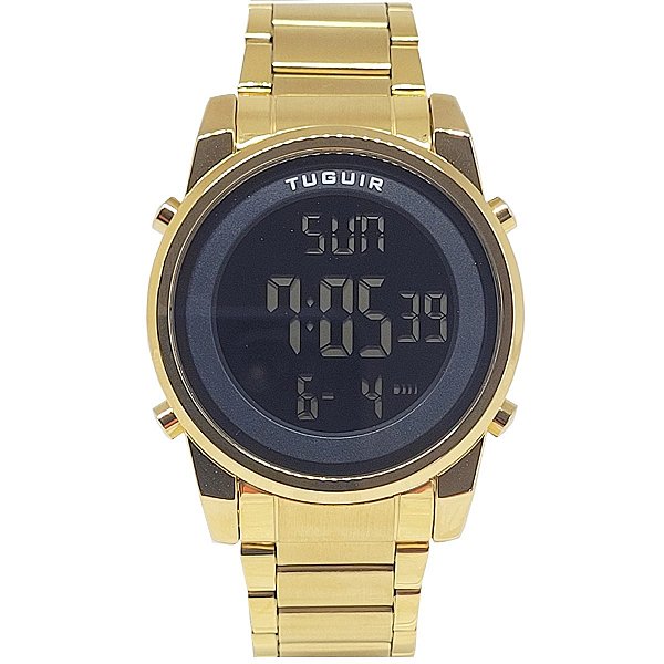 Relógio Masculino Tuguir Digital TG30325 Dourado