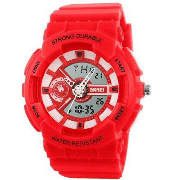 Relógio Infantil Skmei Anadigi 1052 Vermelho