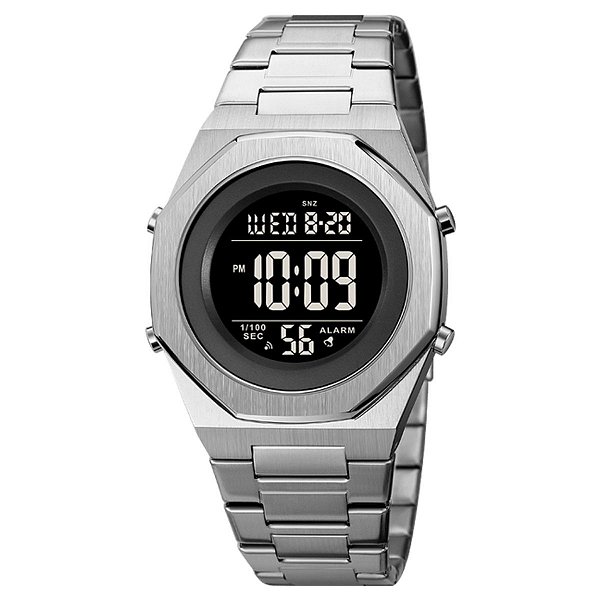 Relógio Masculino Skmei Digital 2066 Prata