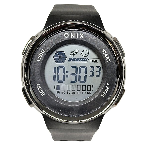 Relógio Masculino Onix Analógico IT-1808 Preto e Prata