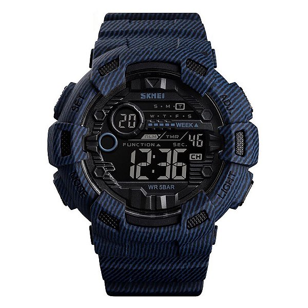 Relógio Masculino Skmei Digital 1472 - Azul e Preto