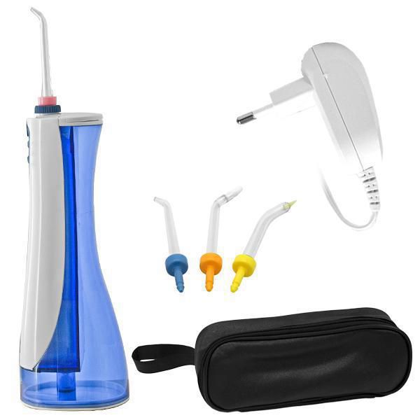 Irrigador bucal portátil OralCare PRO-003 2V - Branco e Azul