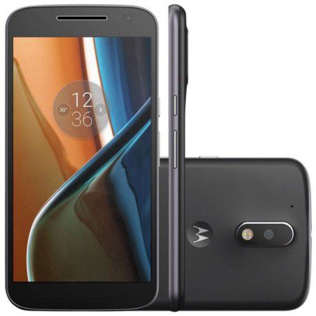 Smartphone Motorola G4 Plus XT1642 16GB LTE Dual Sim Tela 5.5" Câm.16MP/5MP-Preto