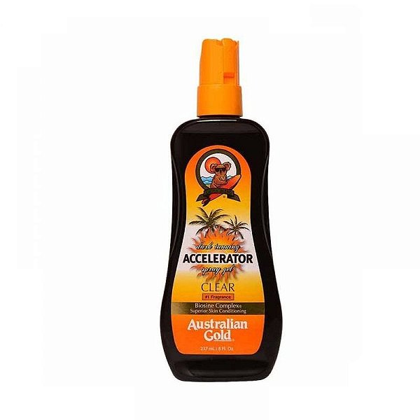 GEL  Acelerador de bronzeamento  AUSTRALIAN GOLD LOÇÃO 237ML