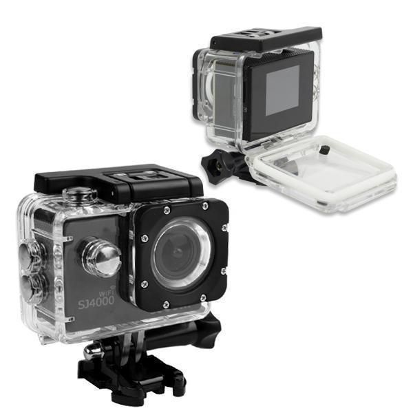 Câmera de Ação e filmadora - wifi SJ4000 LCD 2pol -12MP-FHD Preto