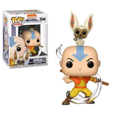 Funko Pop Animation: Avatar The Last Airbender - Aang With Momo #534