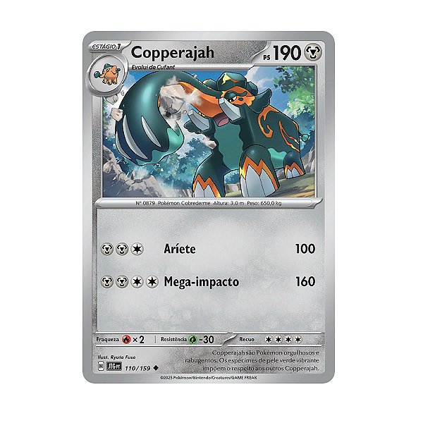 CARD POKEMON COPPERAJAH (110/159) AMIGOS DE JORNADA