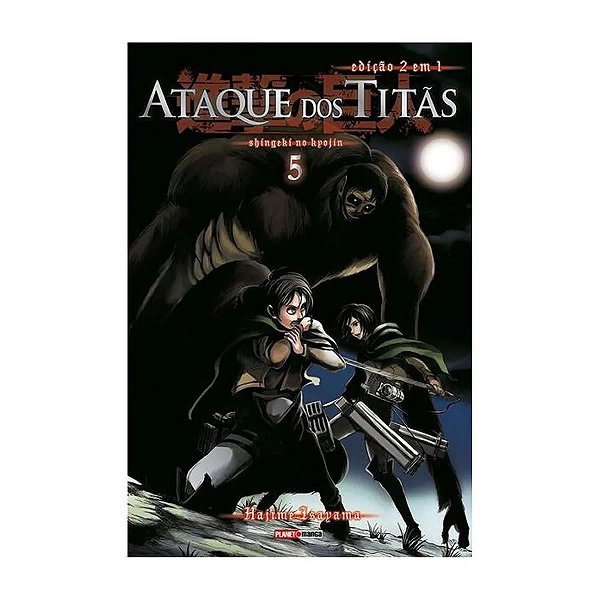 MANGA PANINI: ATAQUES DOS TITÃS  EDIÇÃO 2 EM 1  VOL.5