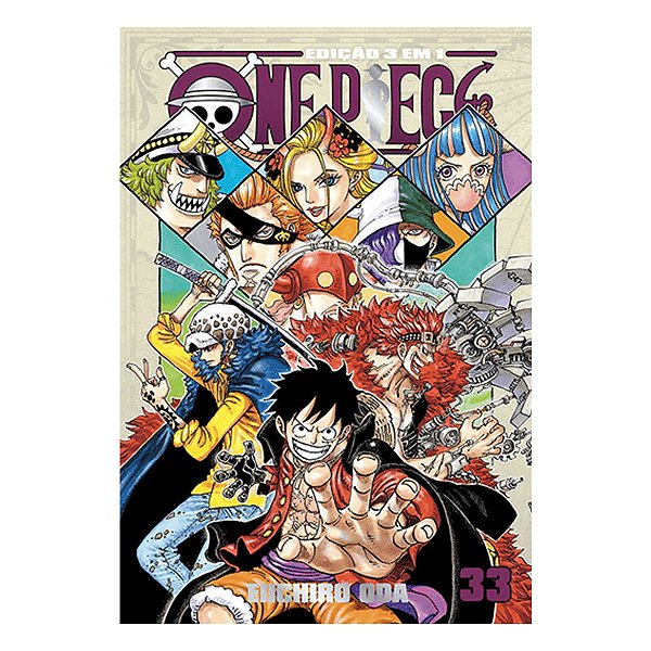 MANGA PANINI: ONE PIECE EDIÇÃO 3 EM 1 VOL.33