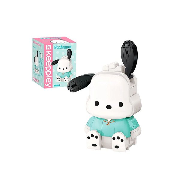 Bloco De Montar Personagem Pochacco Hello Kitty E Amigos K20819