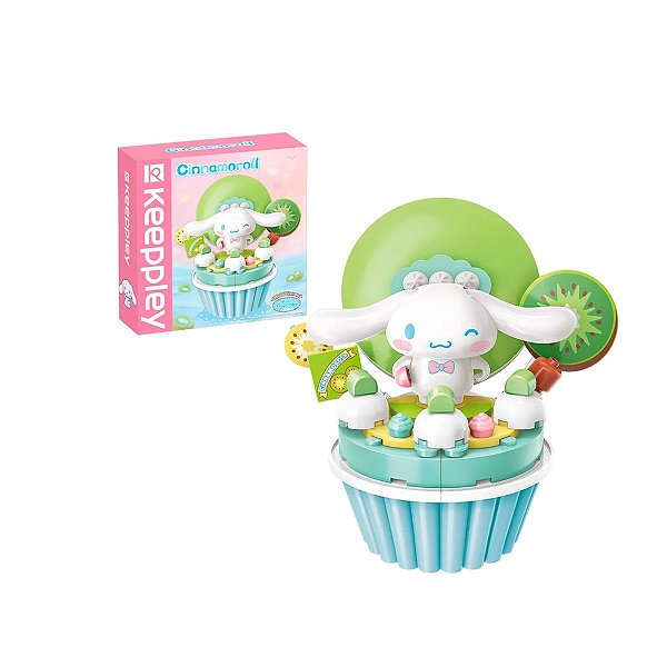 Bloco De Montar Cupcake De Kiwi Hello Kitty E Amigos K20815