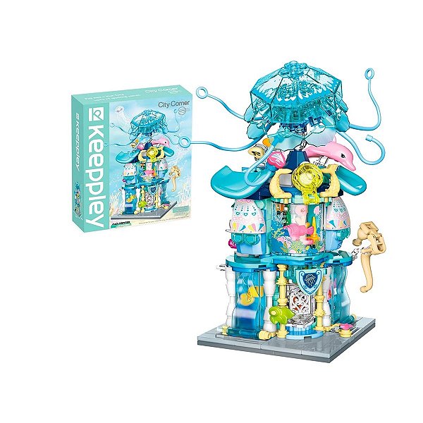 Bloco De Montar Loja De Aquarios City Corner K28014