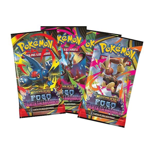 CARD Pokémon: Mega Evolução Fantasmagórico Booster