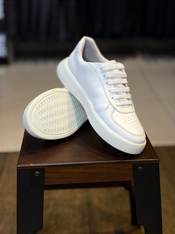 Sneakers Casual Masculino Victor Mancini - Branco