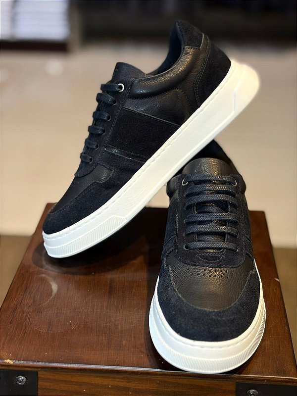 Tênis Casual/Social Masculino Preto Victor Mancini