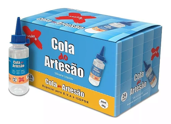 Cola do Artesão - Silicone 60ml Make+