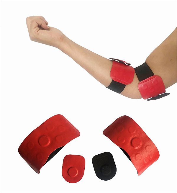 Terapia com ímãs e infravermelho para dor no cotovelo