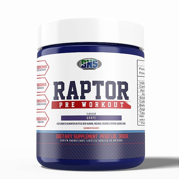 PRÉ TREINO - UVA - BNS NUTRITION