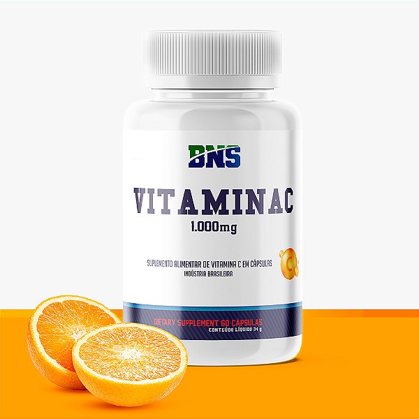 Vitamina C 60 Cápsulas - BNS Nutrition