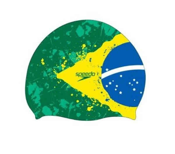 Touca de Natação Speedo Flat Brasil