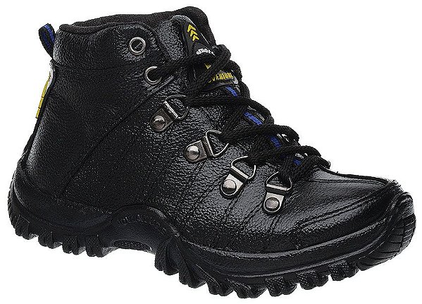 Bota Botinha Coturno Masculina Infantil Fearnothi Couro Legítimo