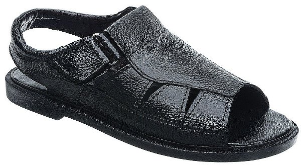 Sandália Masculina Em Couro