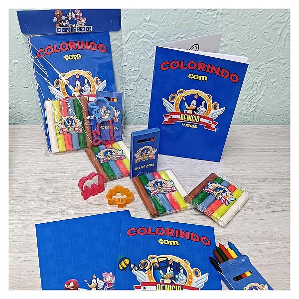 Kit Massinha de Modelar - Sonic