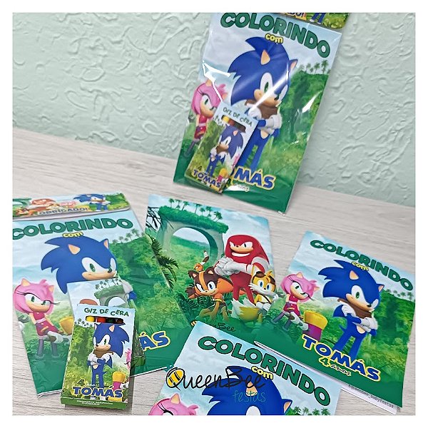Livro de Colorir - Sonic