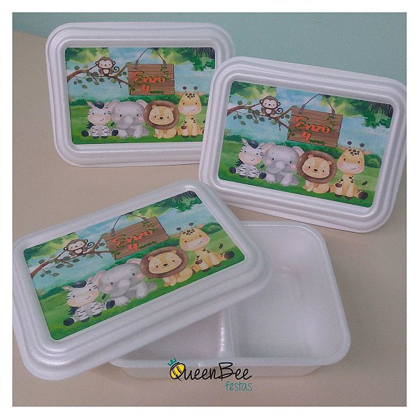 Marmitinha Personalizada - Safari